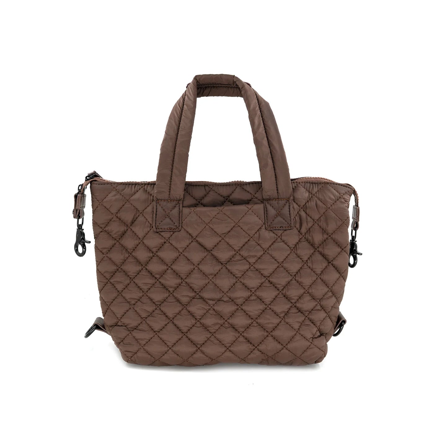 Brown Quilted Handbag