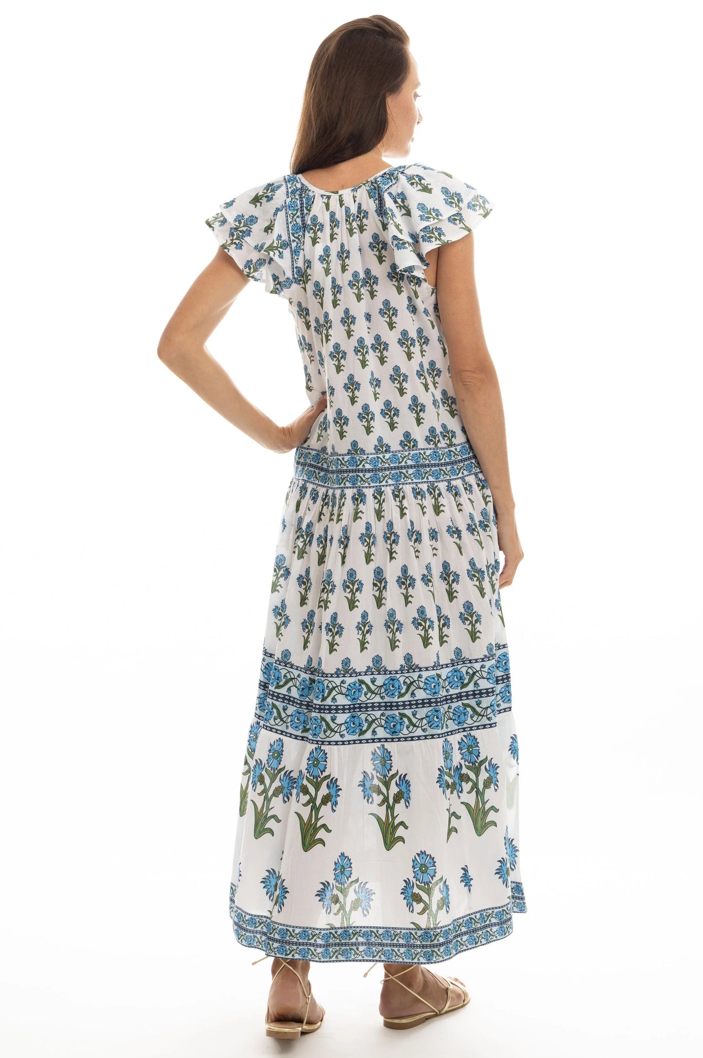 Annabelle Dress - Blue Blossom