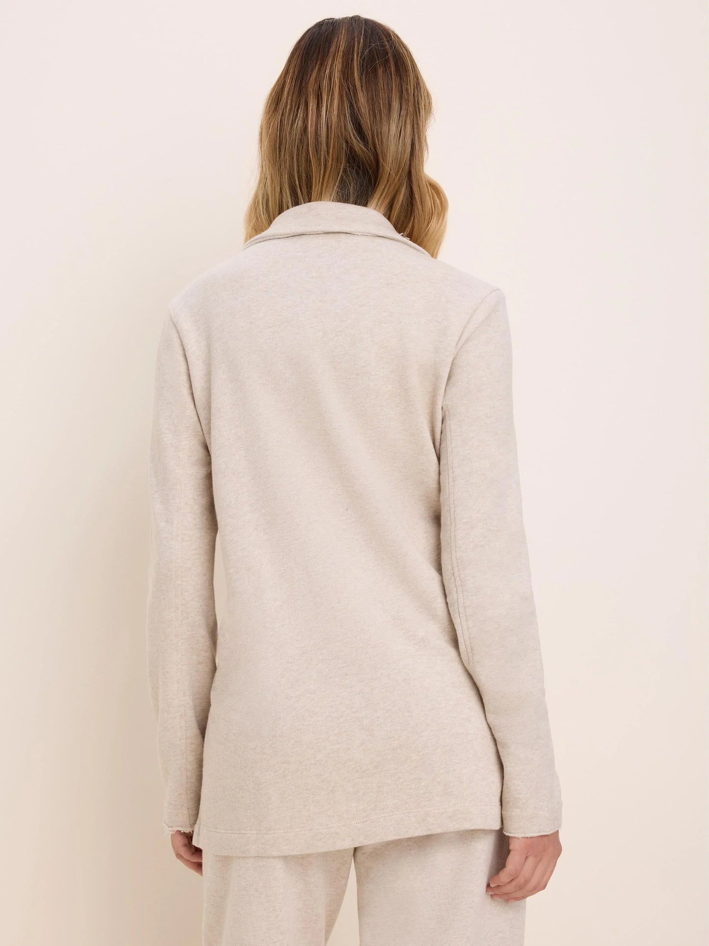 French Terry Long Daily Jacket
