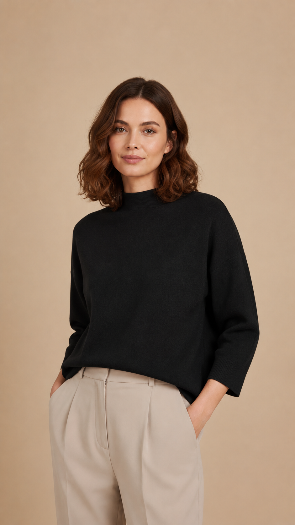 One Size Sweater - Black