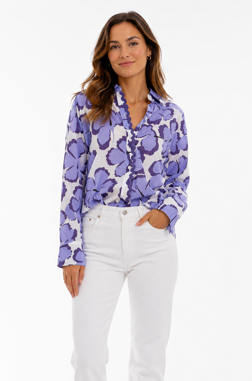 Maggie Blouse - Violet