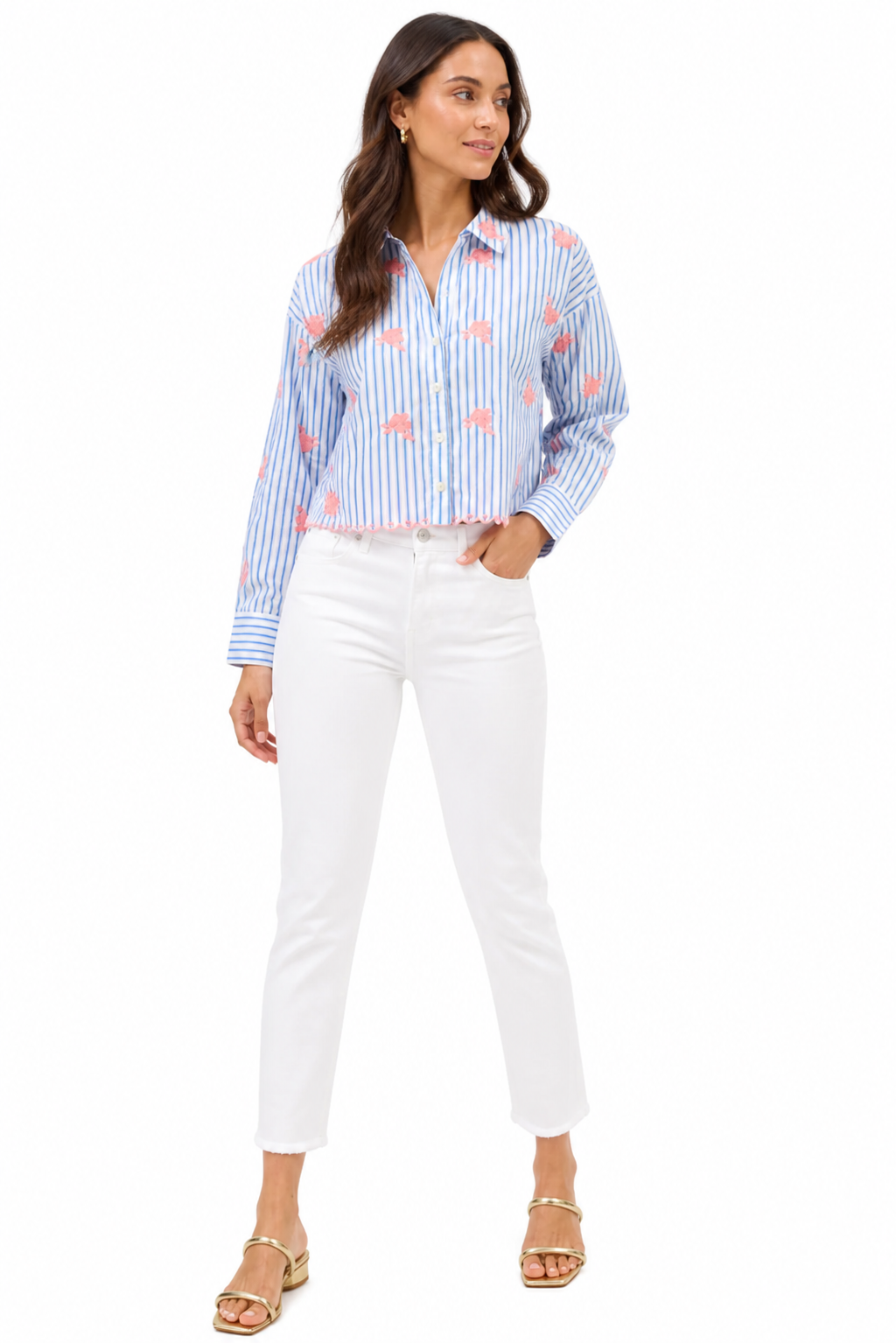 Embroidered Emily Top