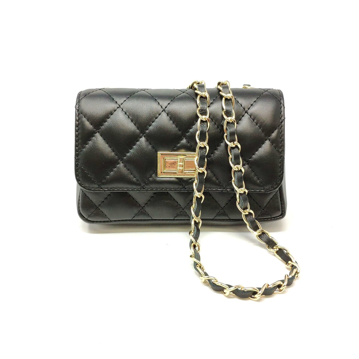 Black Quilted Handbag