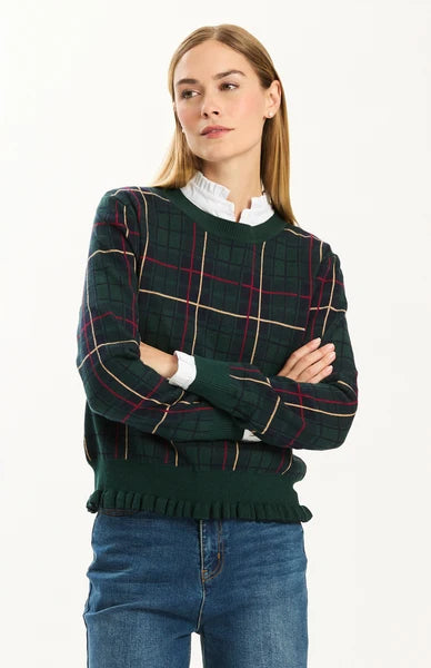 Haley Ruffle Sweater