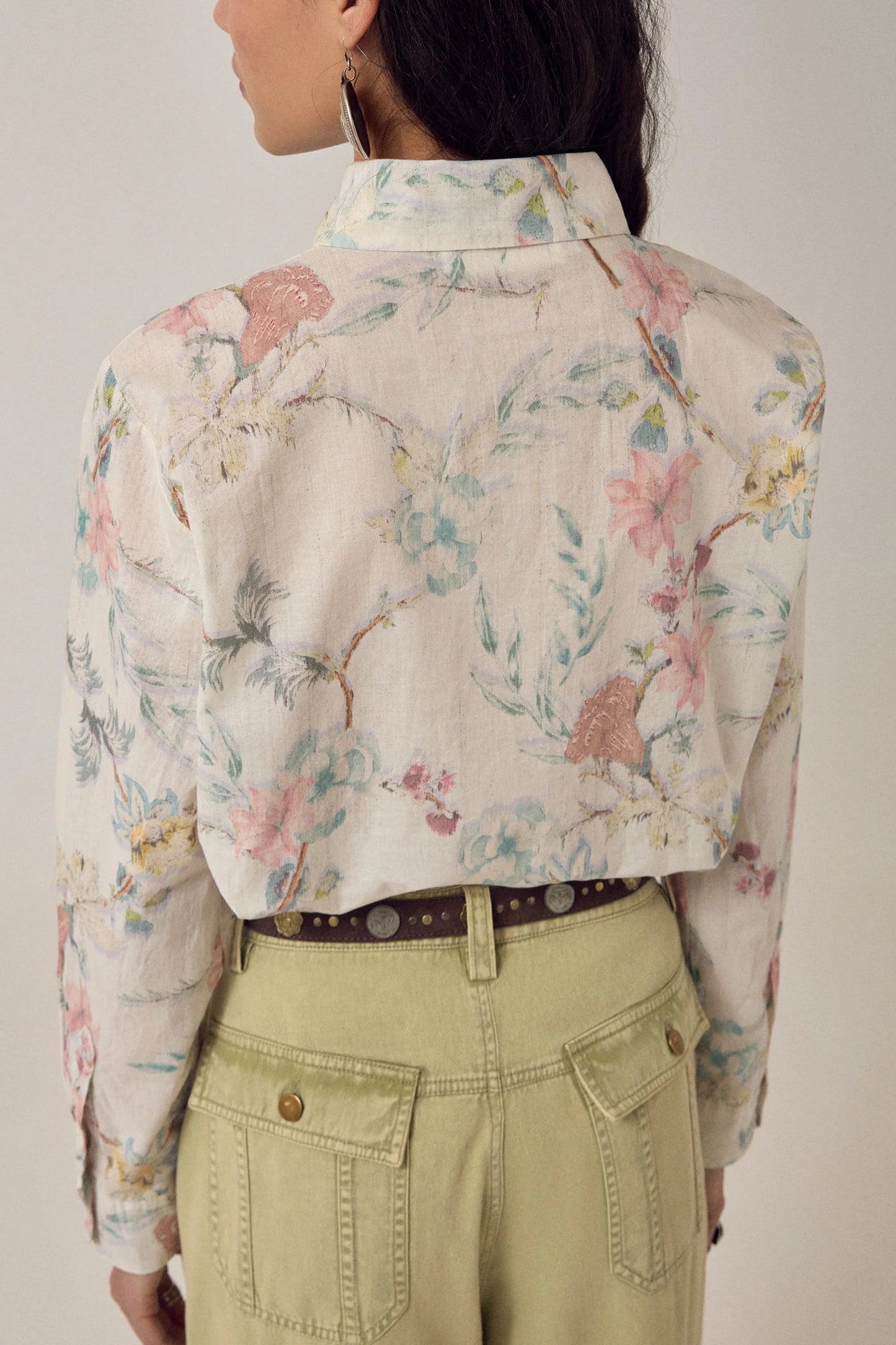 Blush Garden Silk Blouse