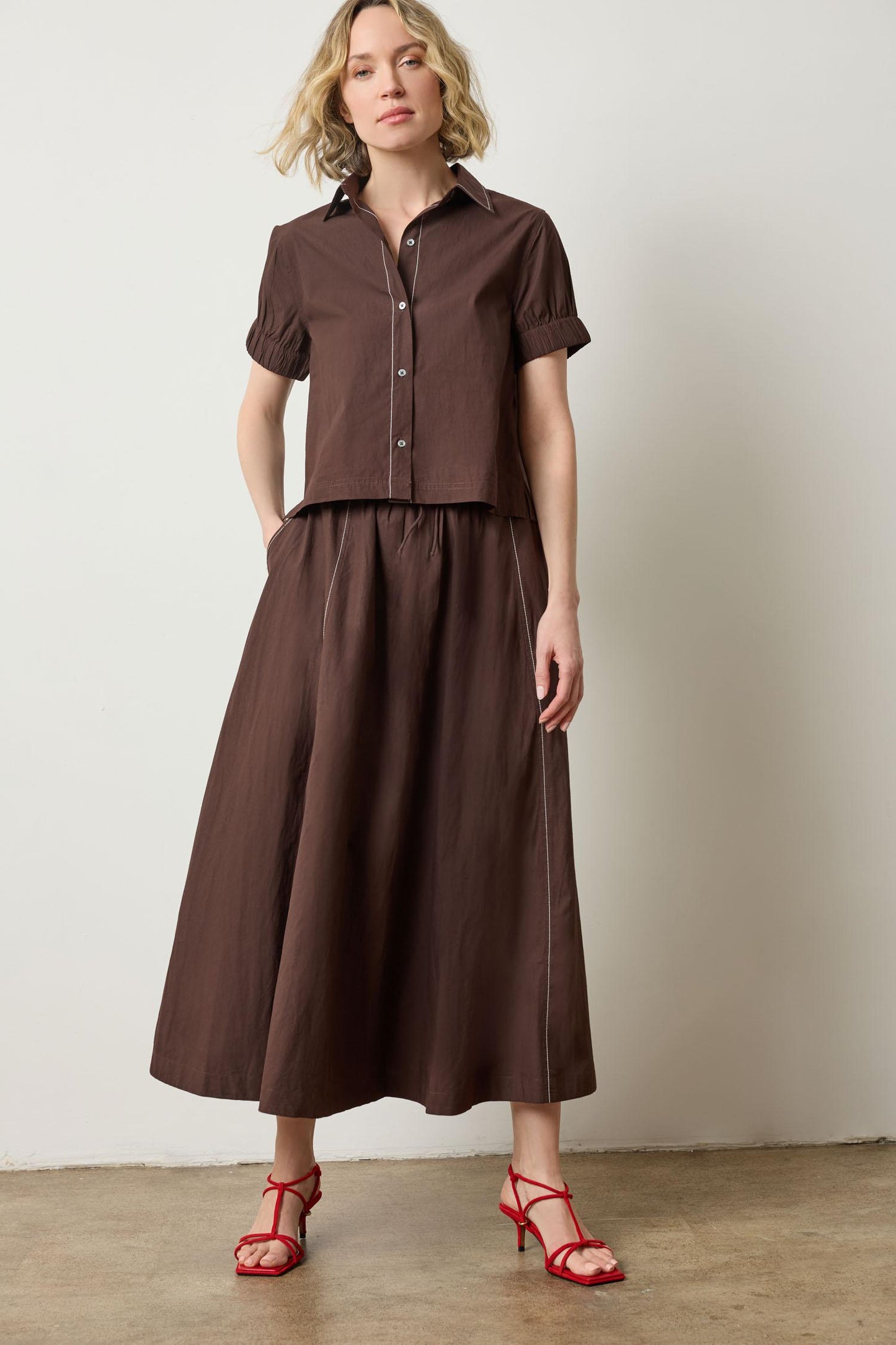 The Coco Button-Down Blouse