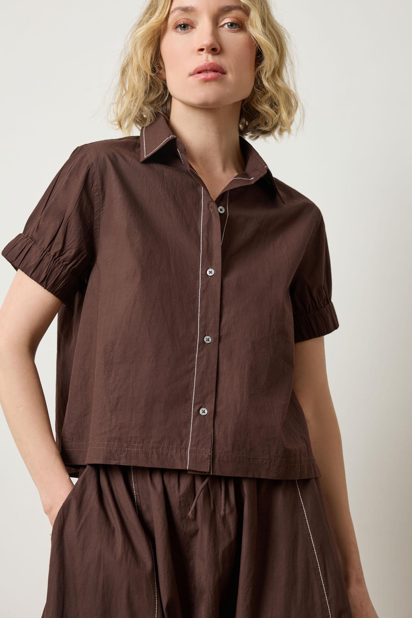 The Coco Button-Down Blouse