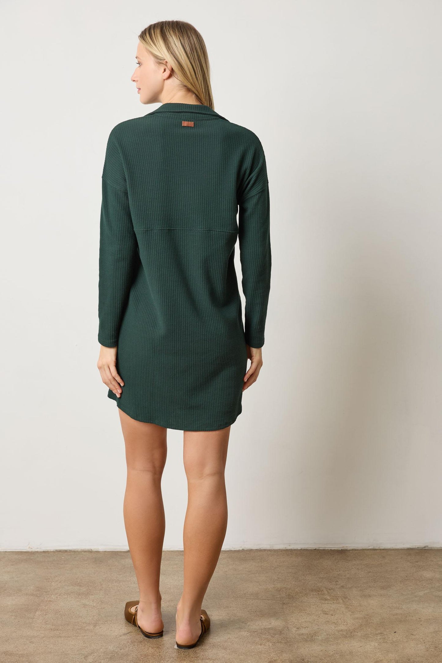 The Waffle Polo Mini Dress