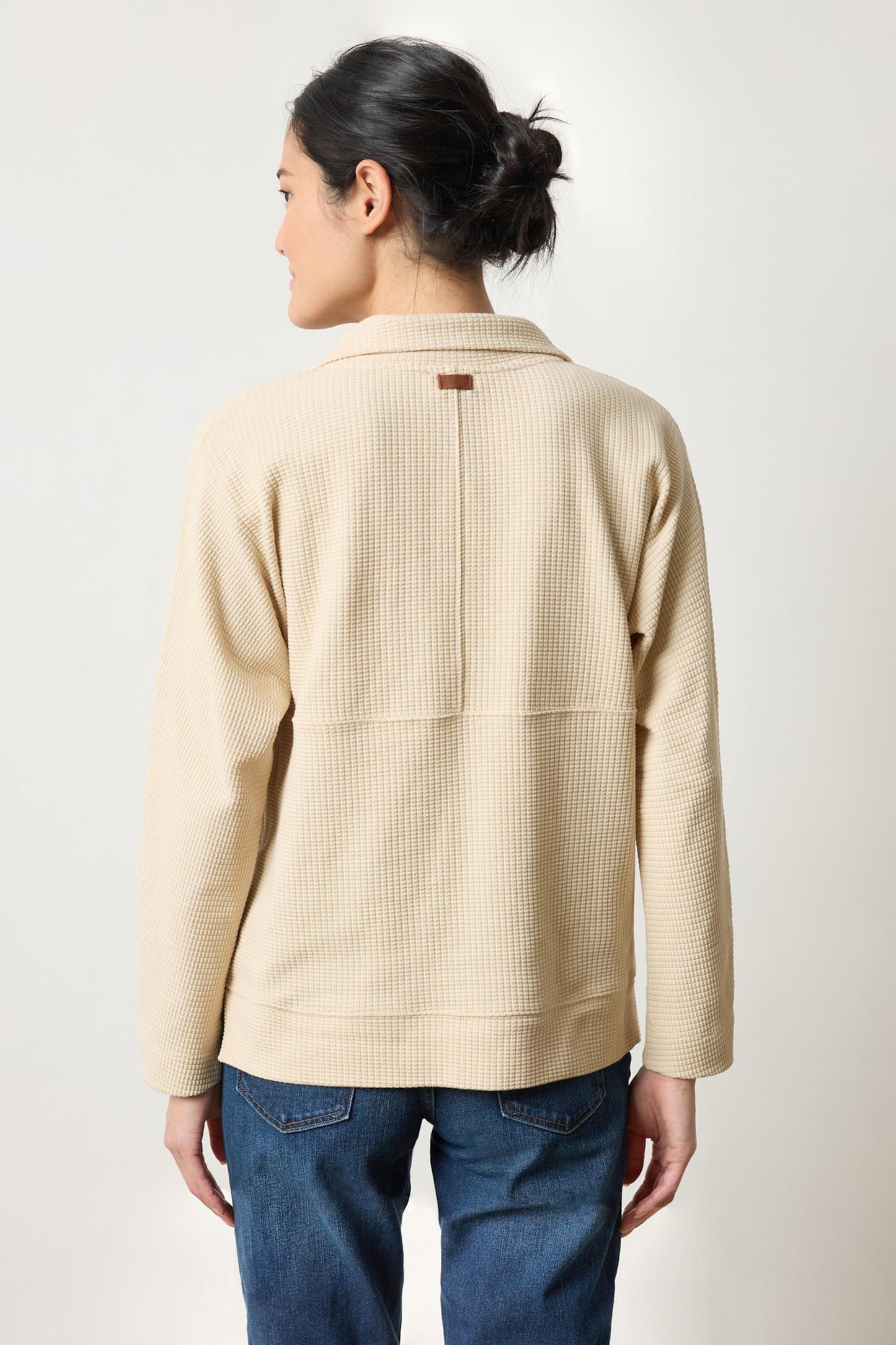 The Waffle Half-Zip Pullover