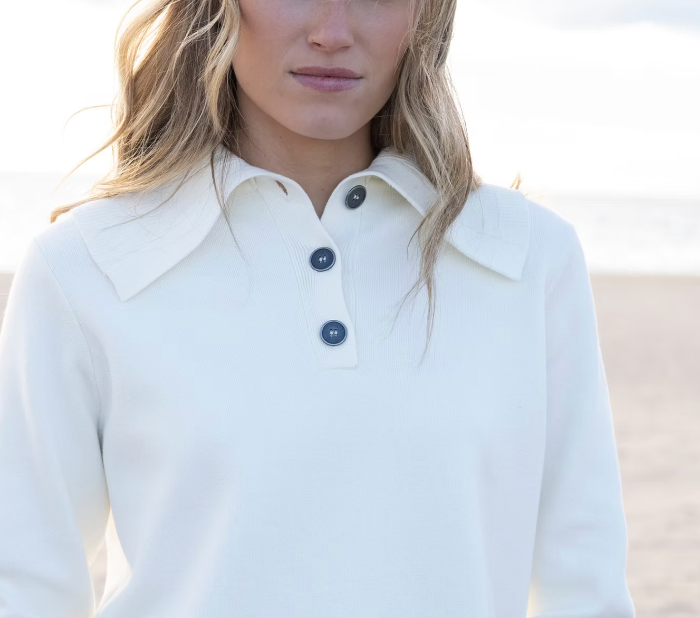 Collared Button-Up Sweater