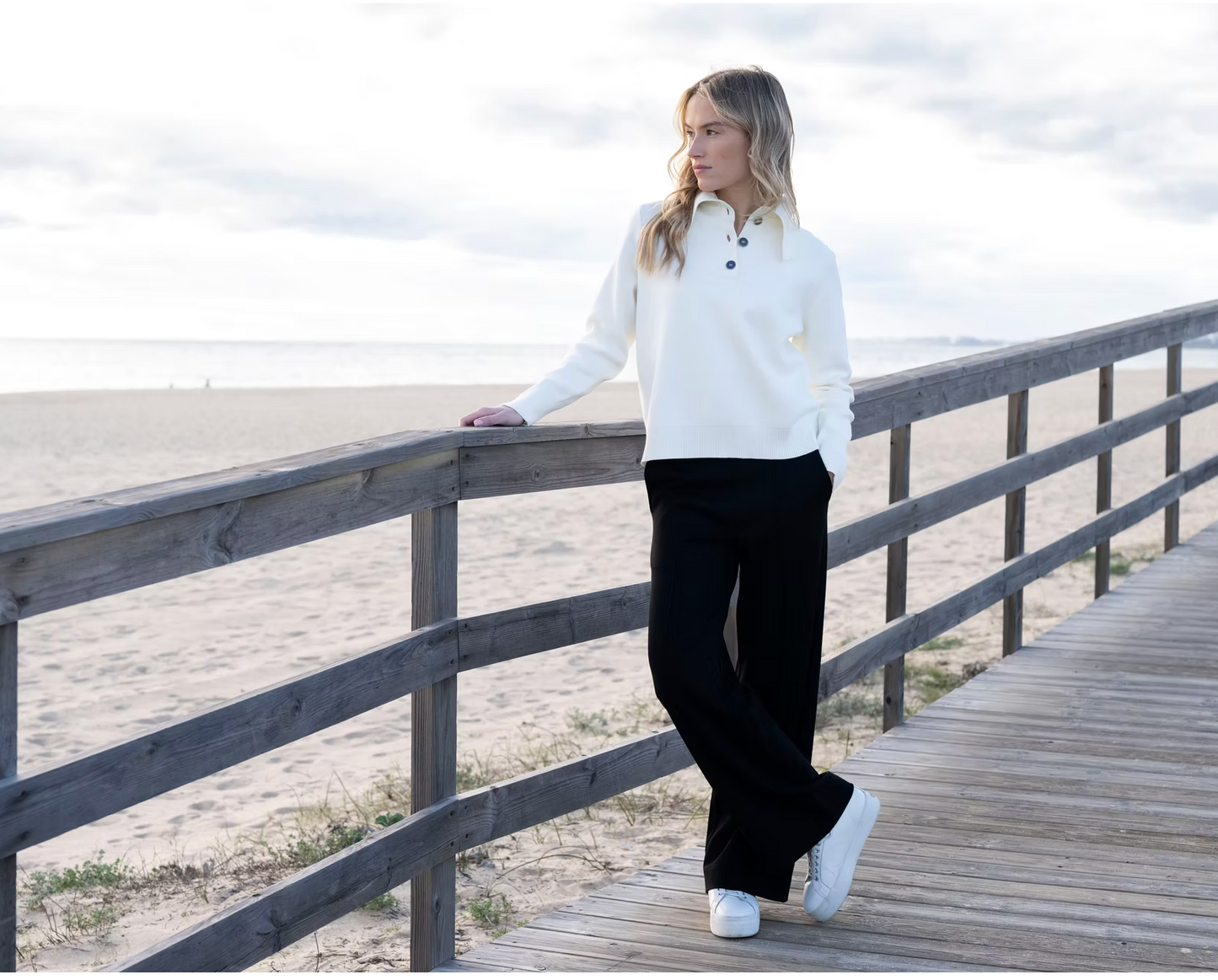 Collared Button-Up Sweater