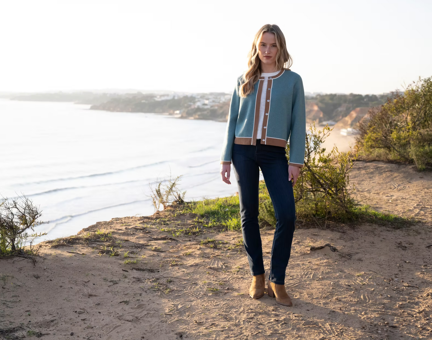 Coastal Colorblock Cardigan
