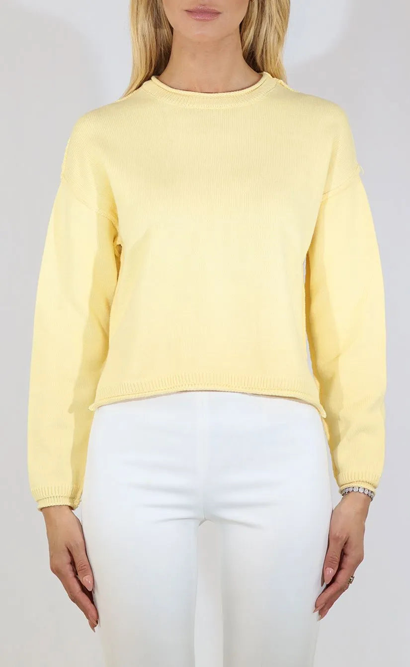 Lemon Light Knit Pullover