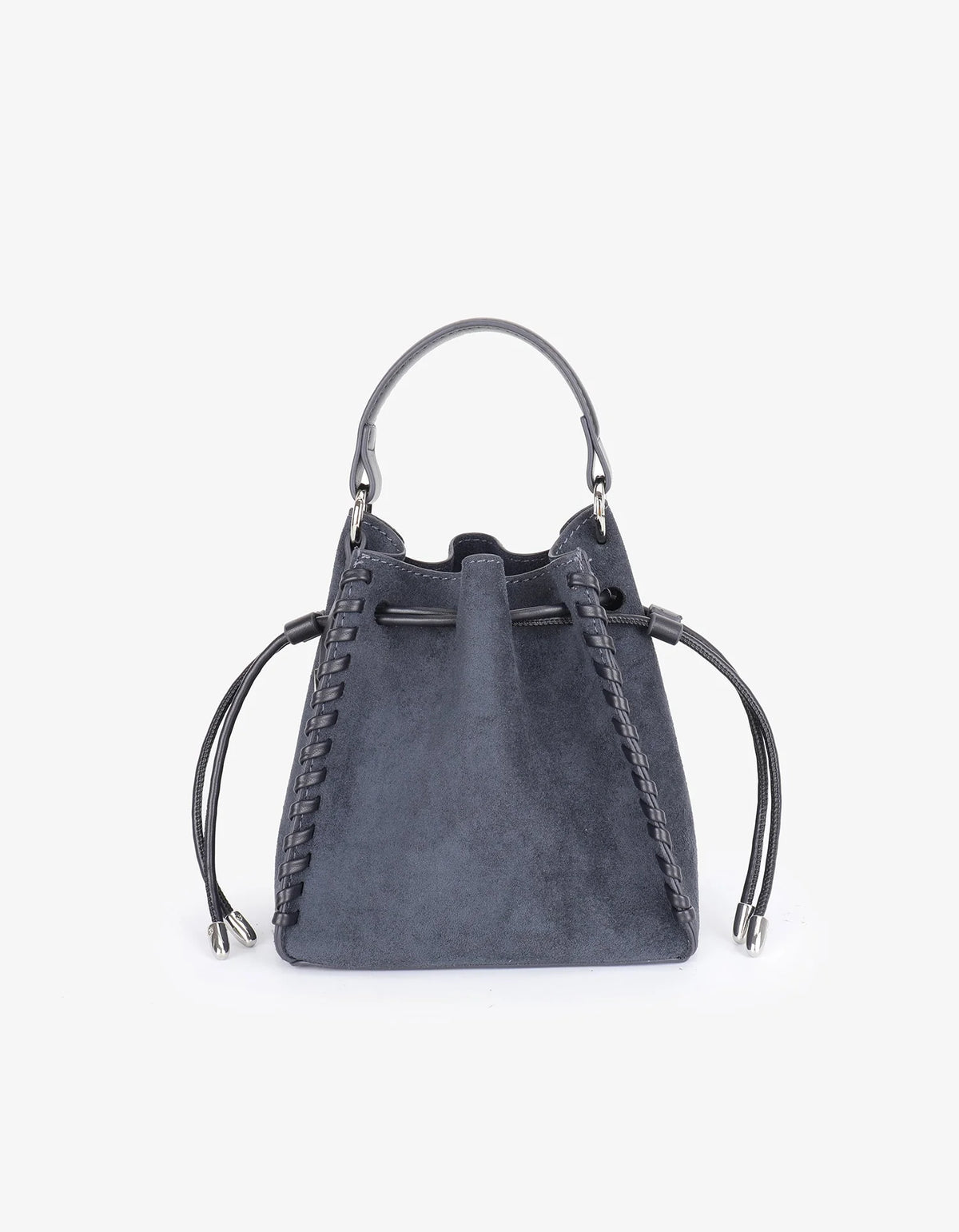 Slate Faux Suede Bag