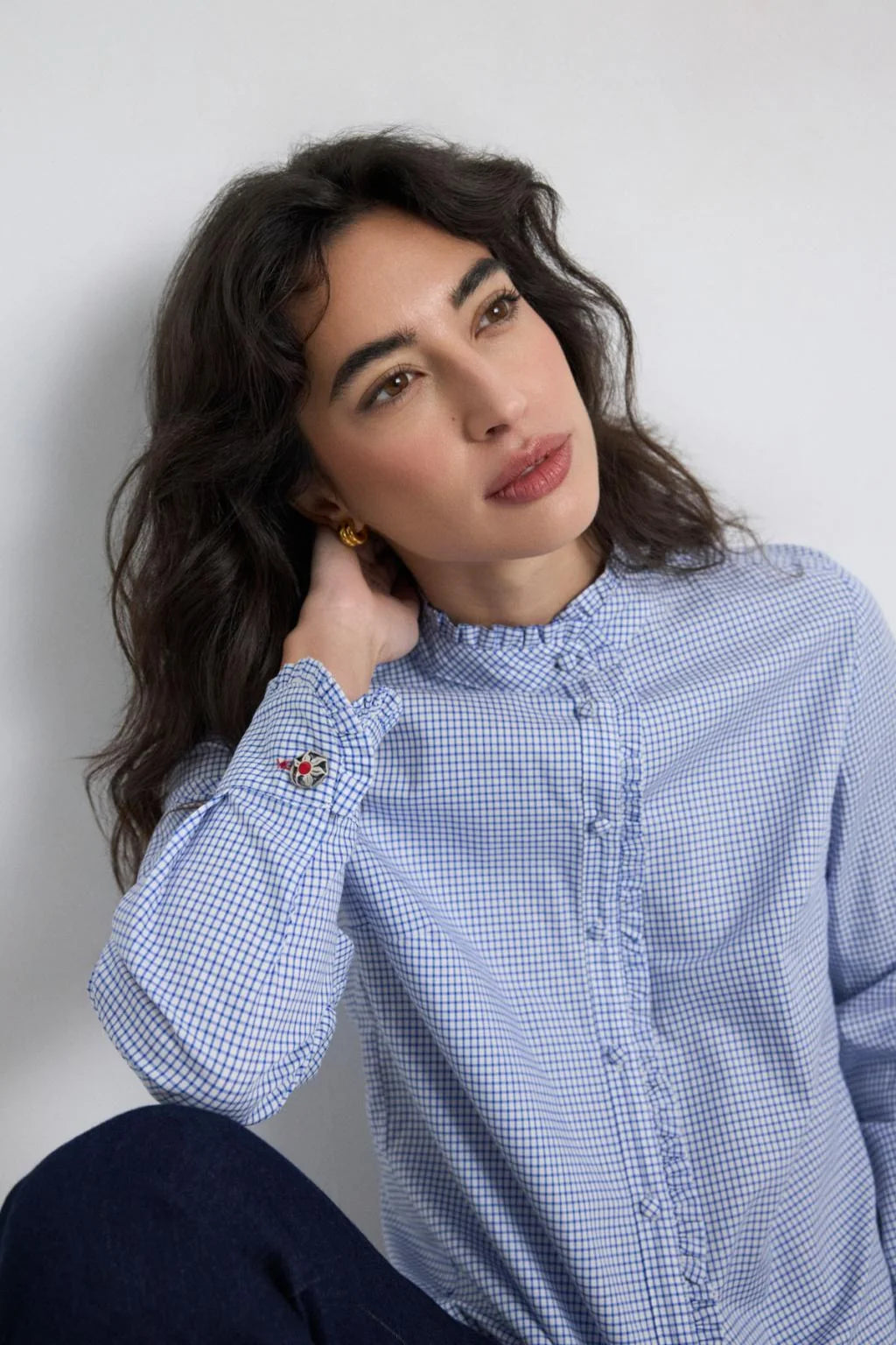 Ferra Blue Blouse