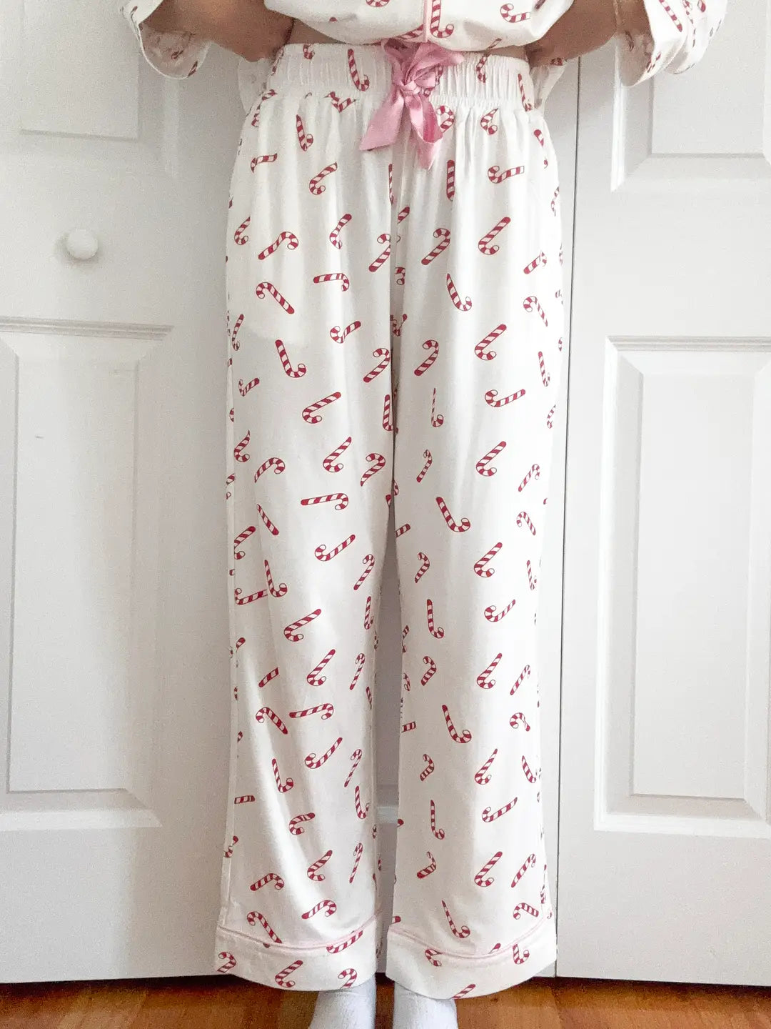 Candy Cane Pajamas Long Sleeve