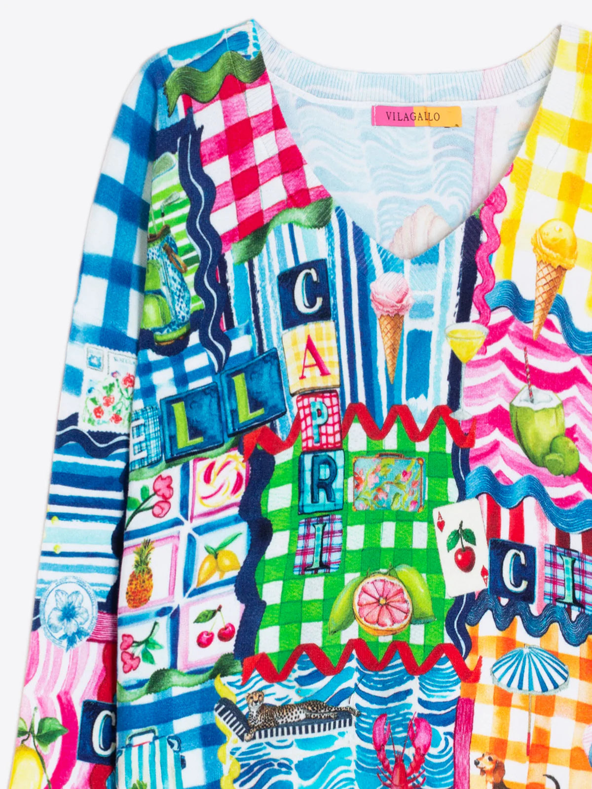Riviera Patchwork Sweater
