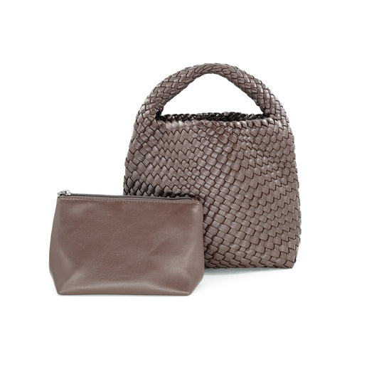 Brown Woven Bag