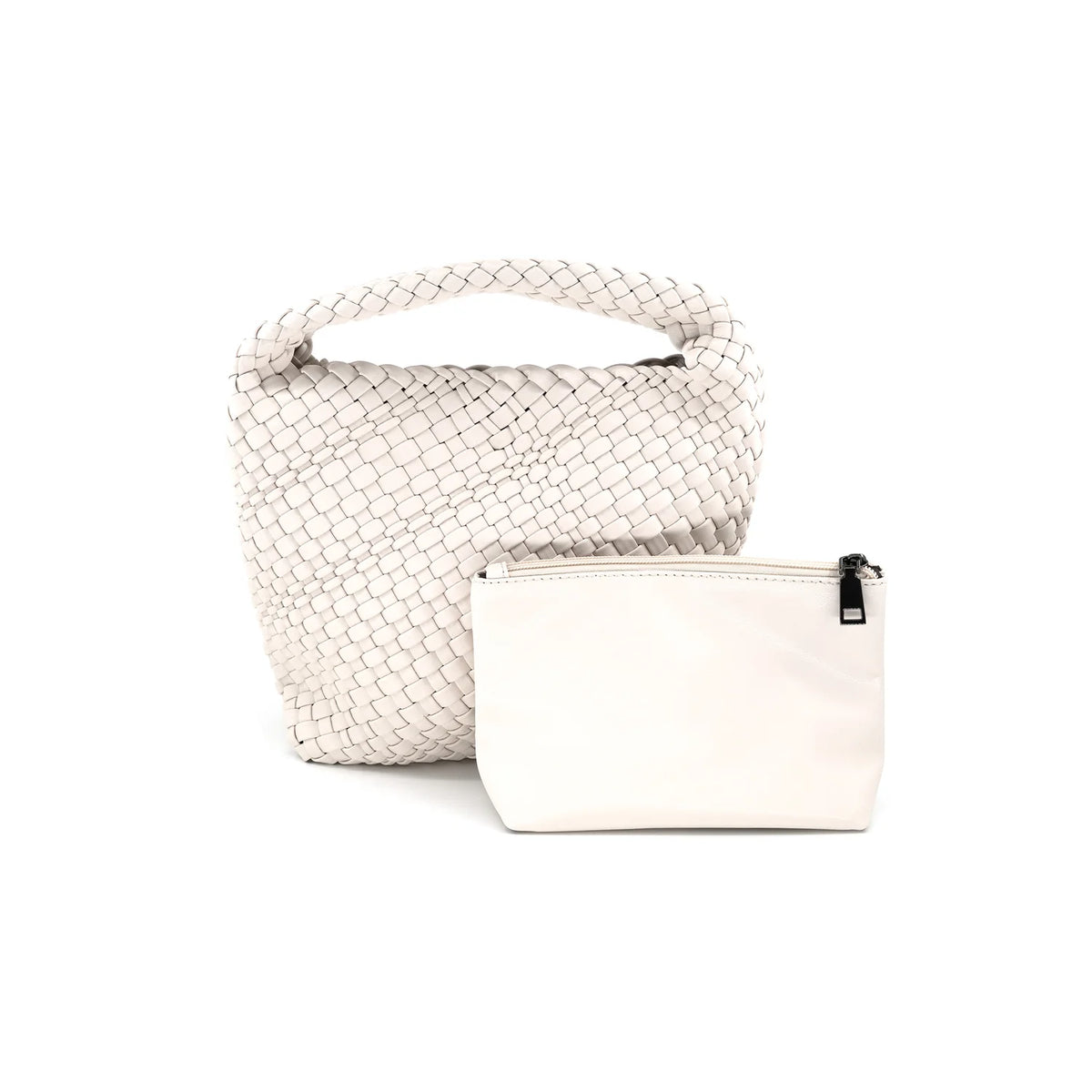 White Woven Bag