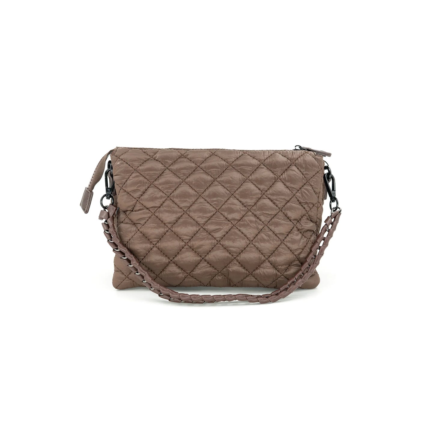 Brown Quilted Bag