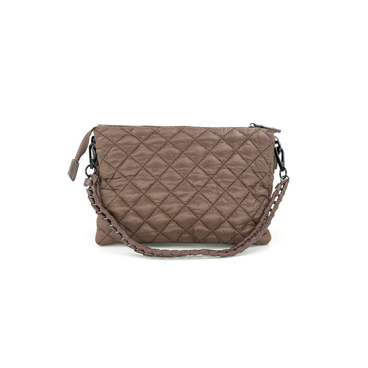 Brown Quilted Bag