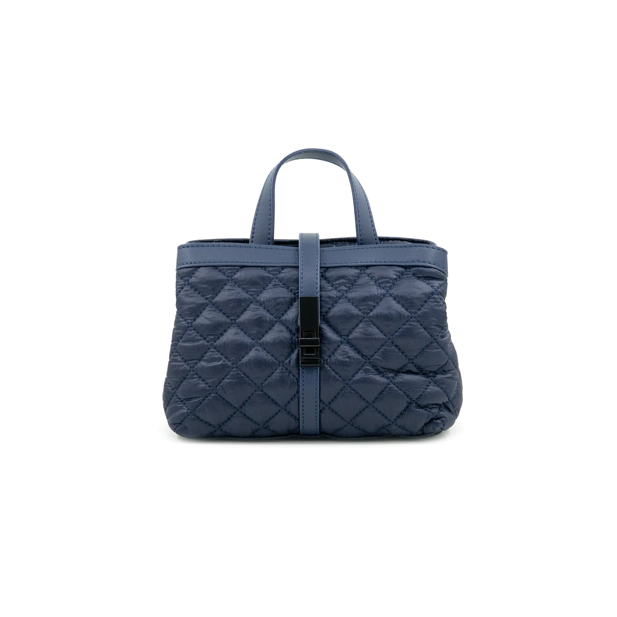 Navy Carmen Puffer Bag