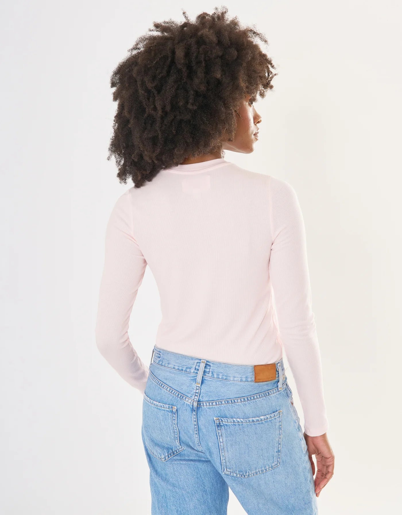 Chicago Ribbed Long Sleeve Petal