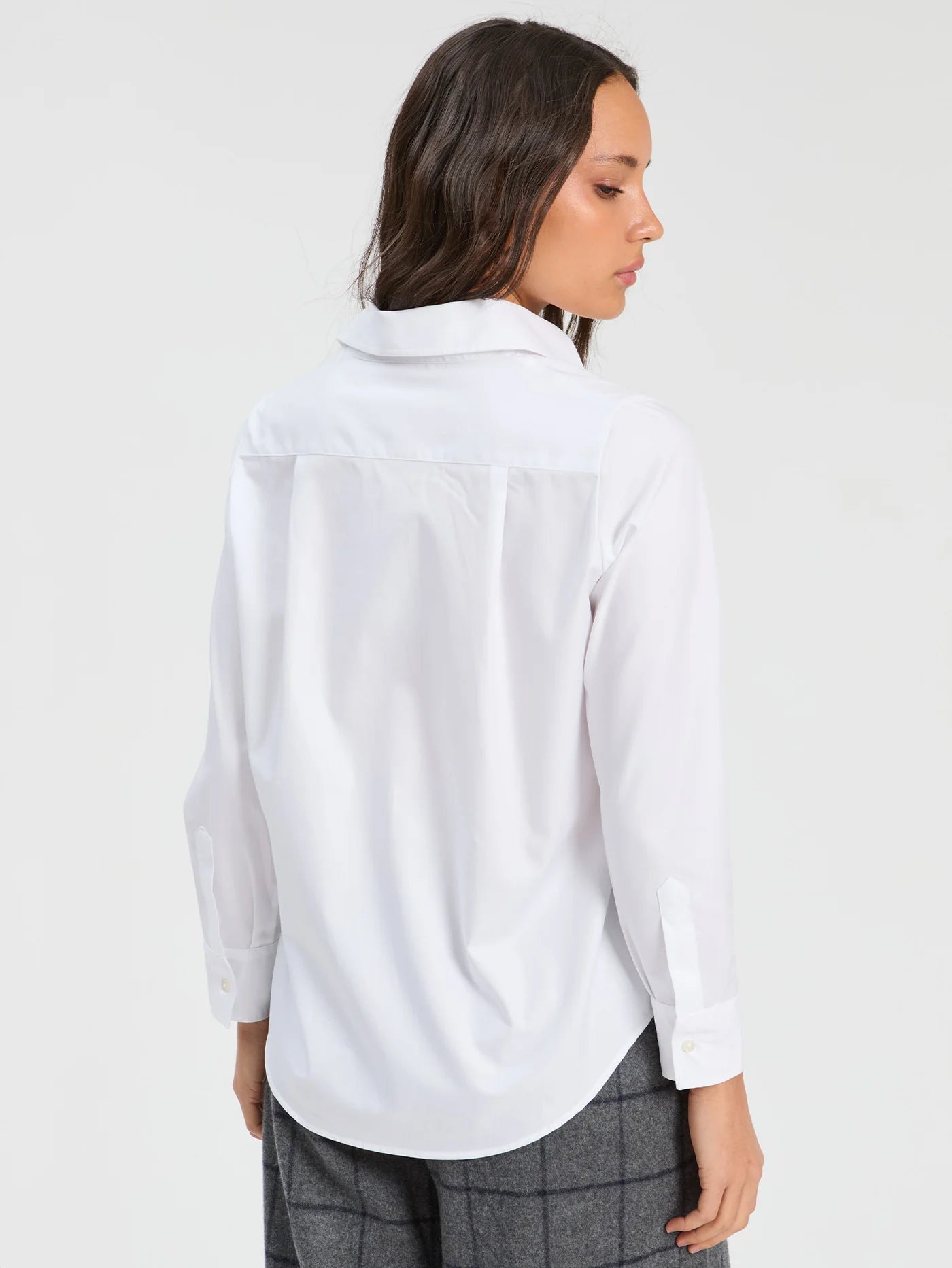 Multicolor frogging White Blouse