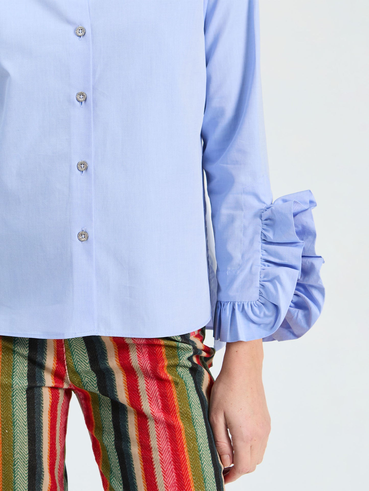 Long Sleeve Ruffle Blouse