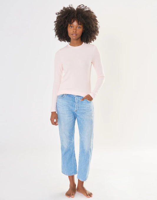 Chicago Ribbed Long Sleeve Petal