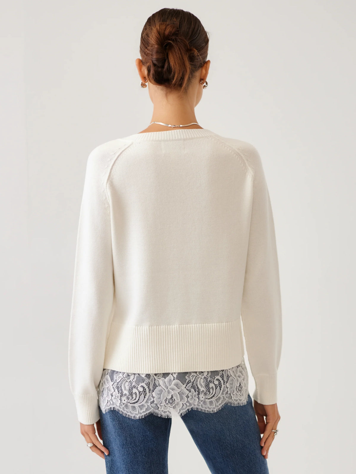 Camille Lace Layer Sweater