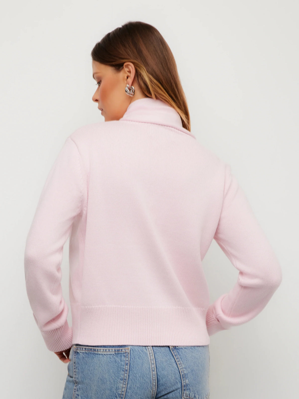 Asymmetrical Scarf Cardigan Sweater