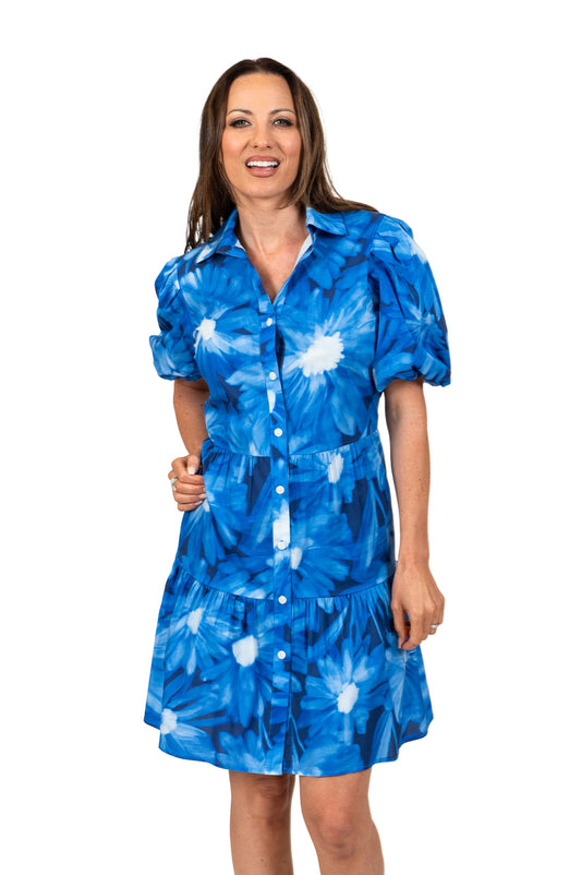 Blue Blossom Breeze Dress