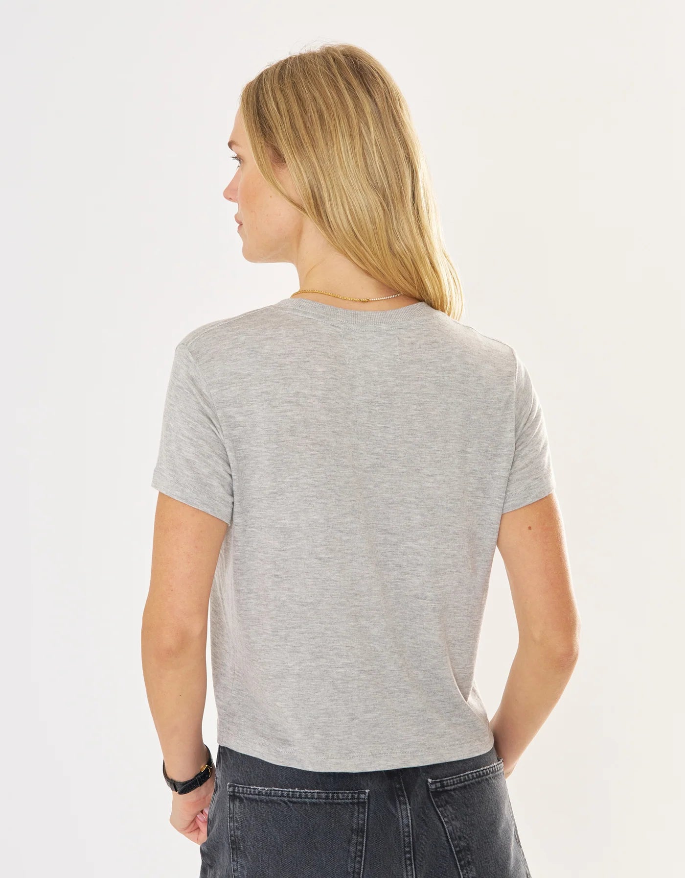 Brooklyn Tee Heather Grey