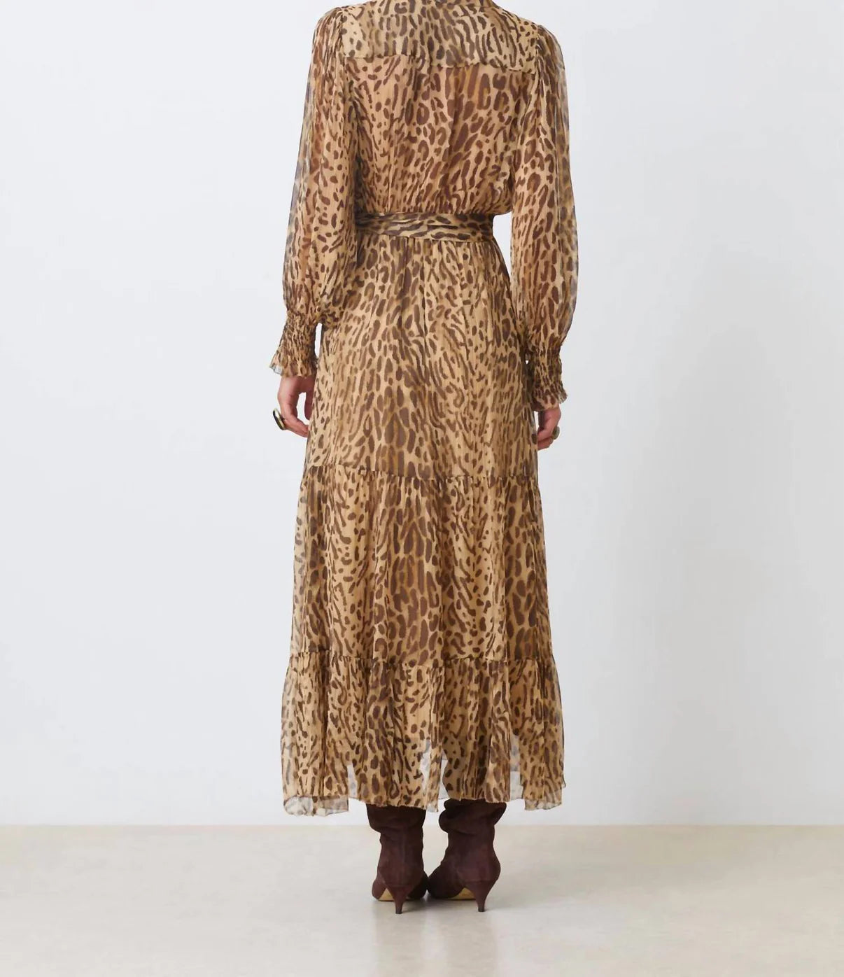 Leopard Print Long Dress
