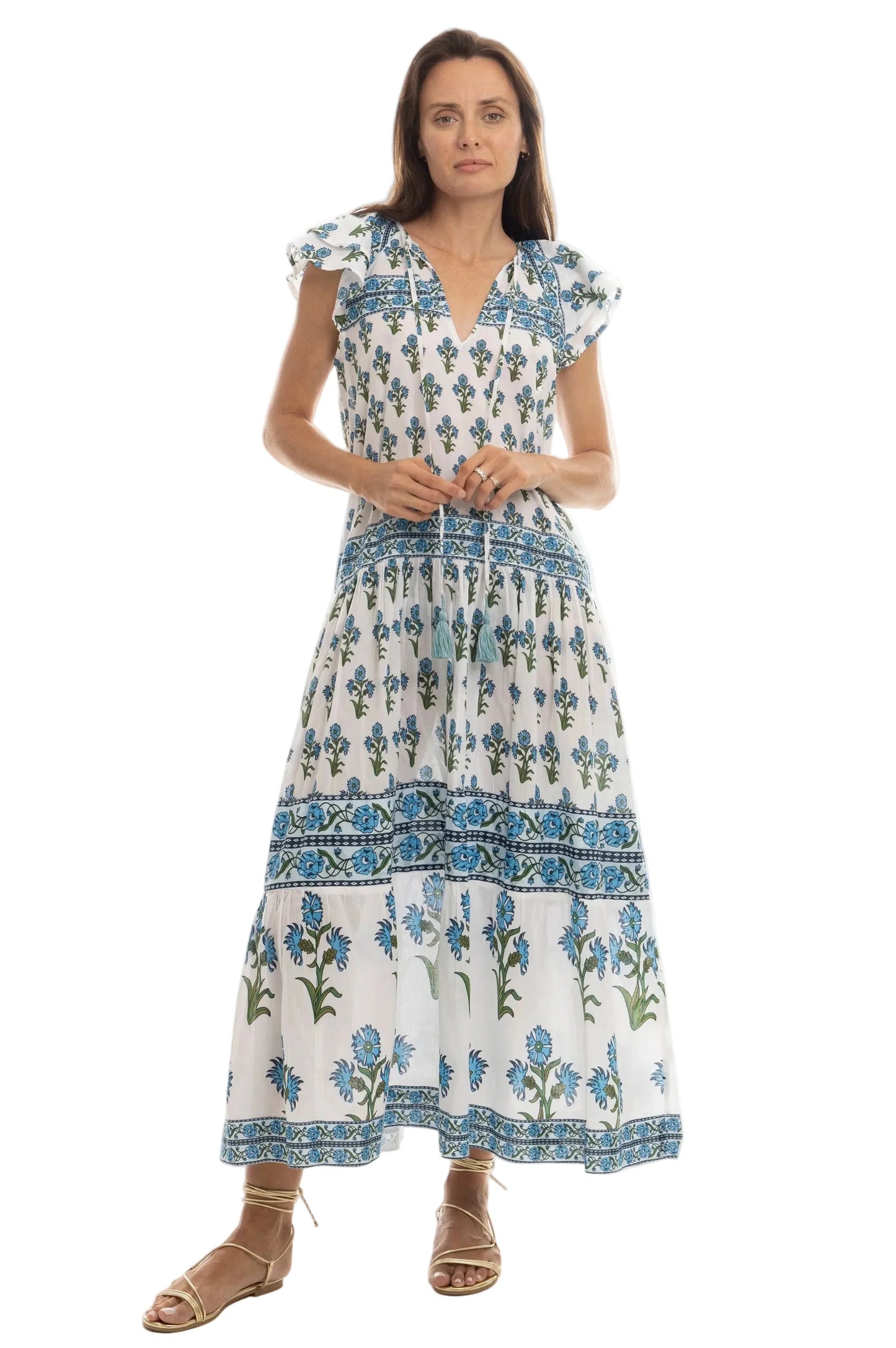 Annabelle Dress - Blue Blossom