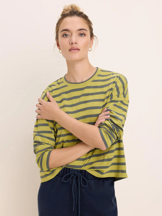 Soft Stripe Tee - Green