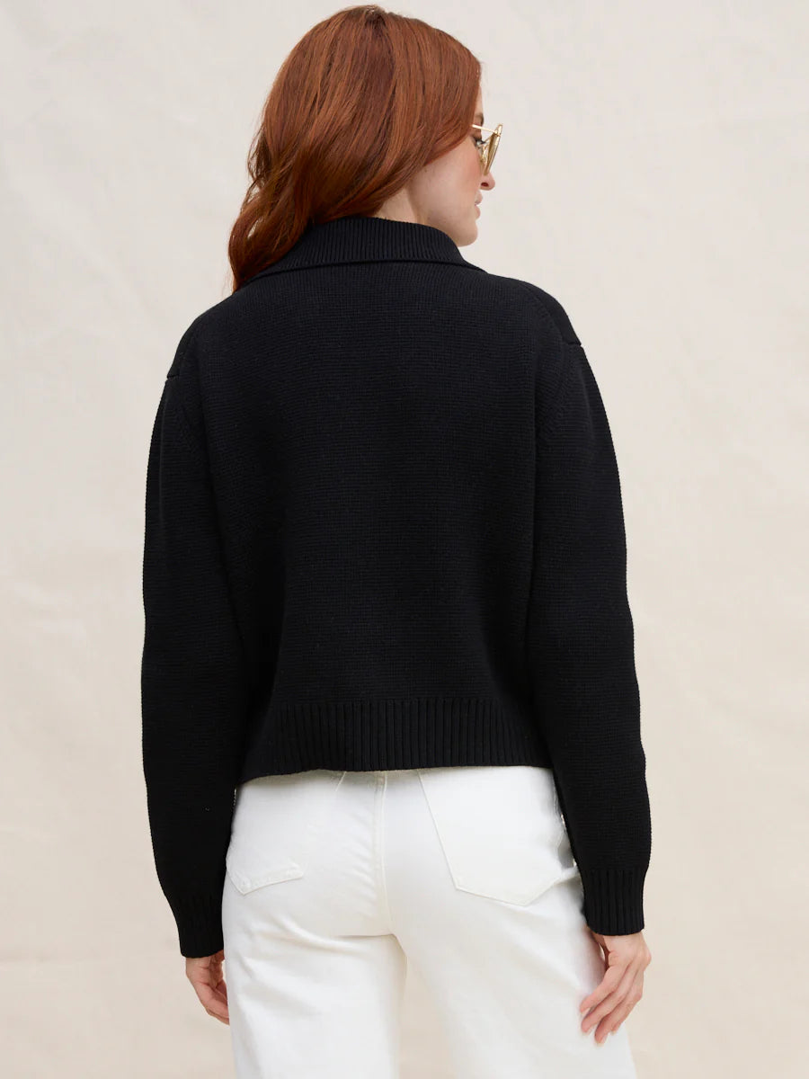 Dylan Double Knit Jacket - Black