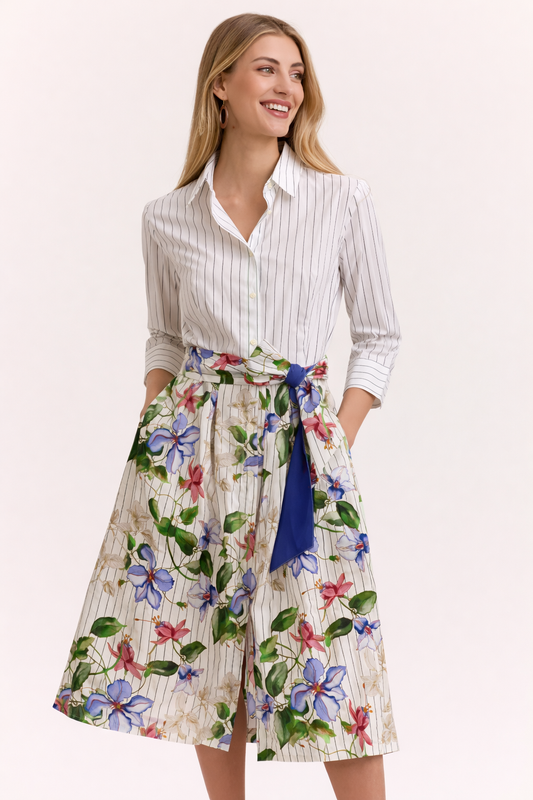 Garden Party Shirt Dress