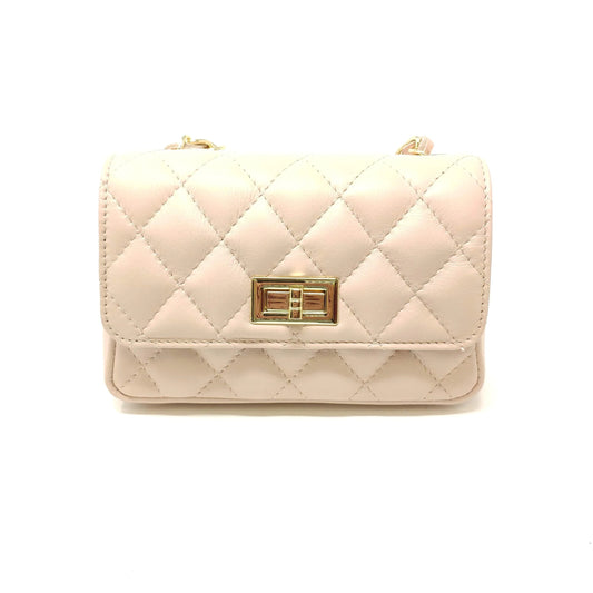 Ivory Quilted Handbag