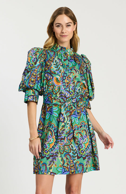 Lydia Paisley Dress