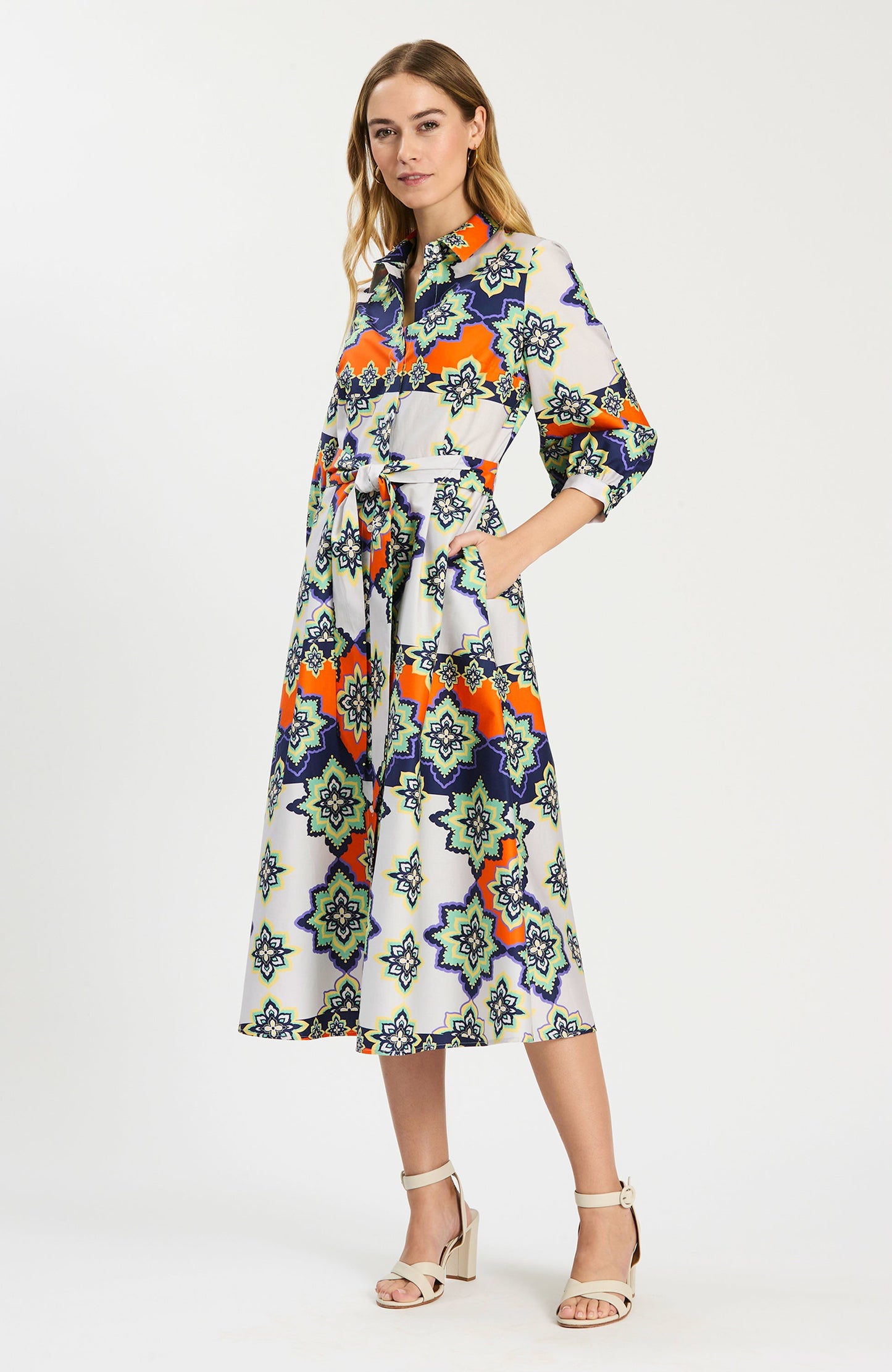 Sloane Mosaic Midi Dress