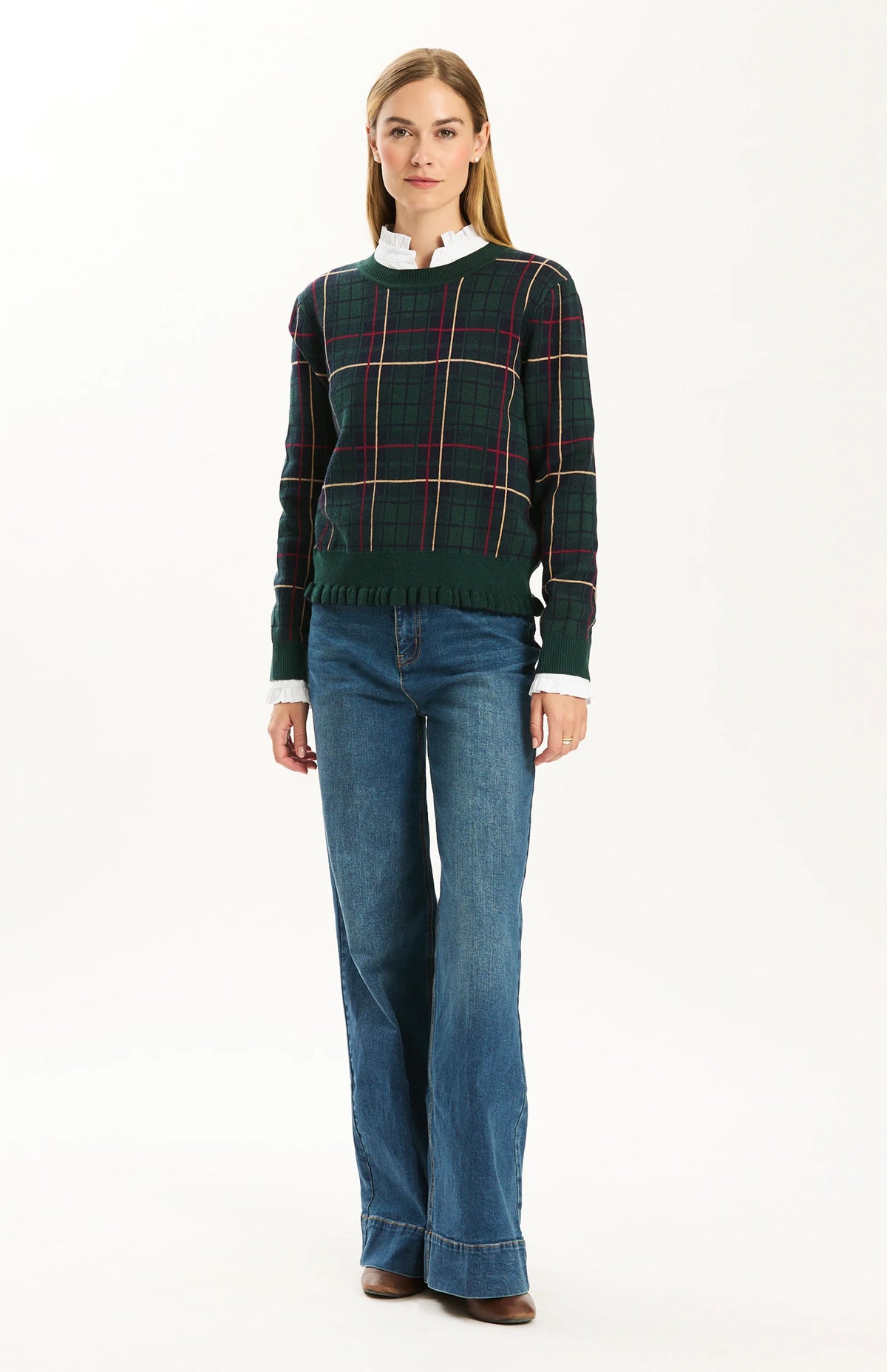 Haley Ruffle Sweater