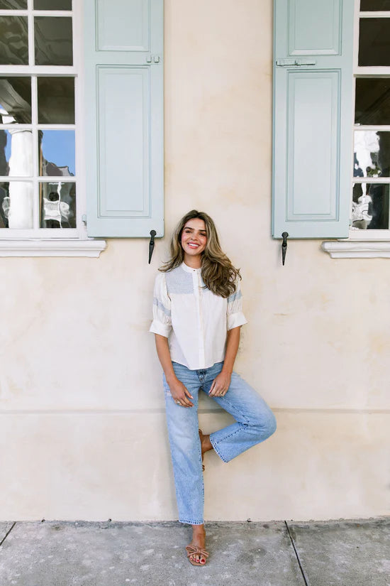 Sutton smocked Blouse