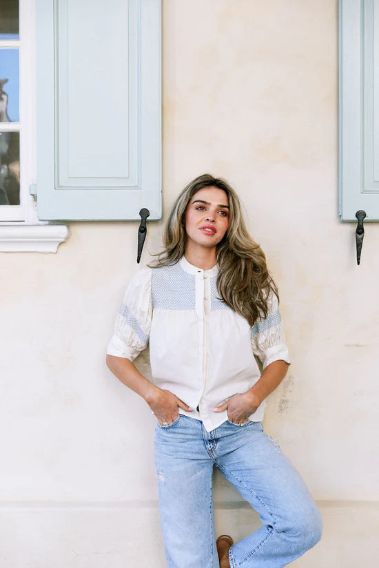 Sutton smocked Blouse