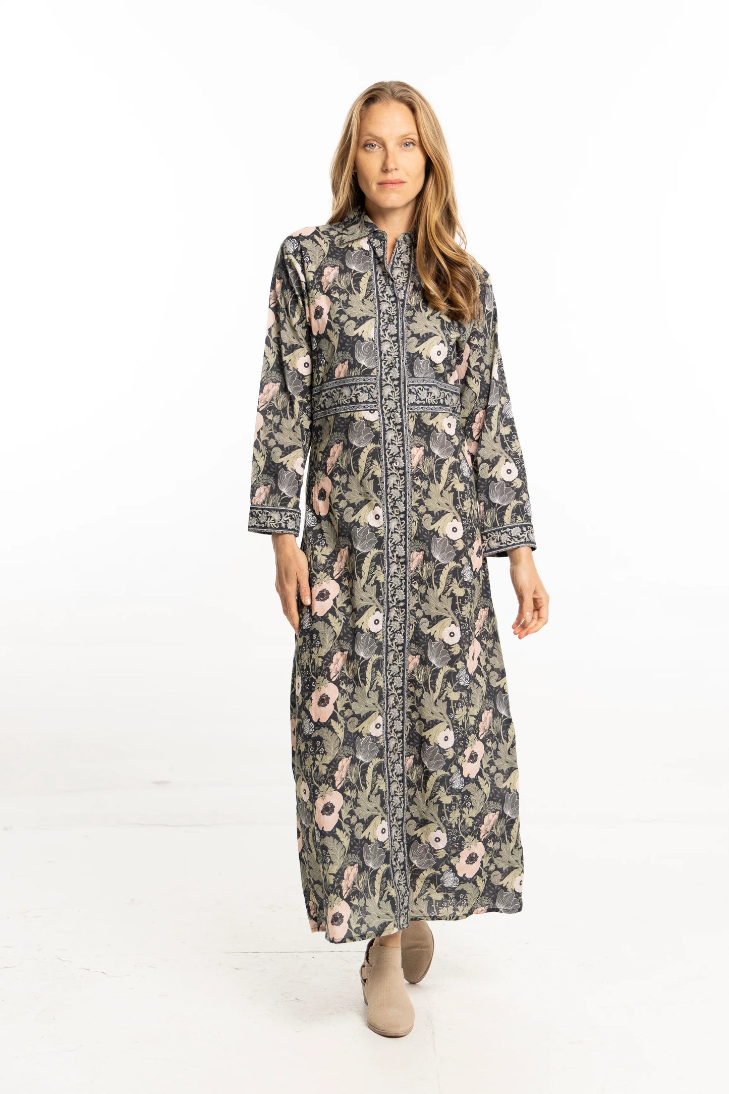 Midnight Bloom Maxi Dress