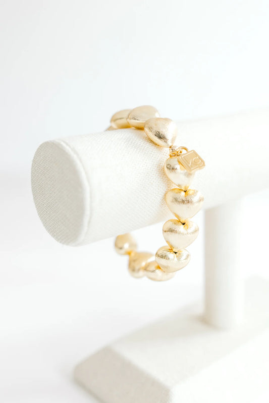 Puffy Heart Bracelet