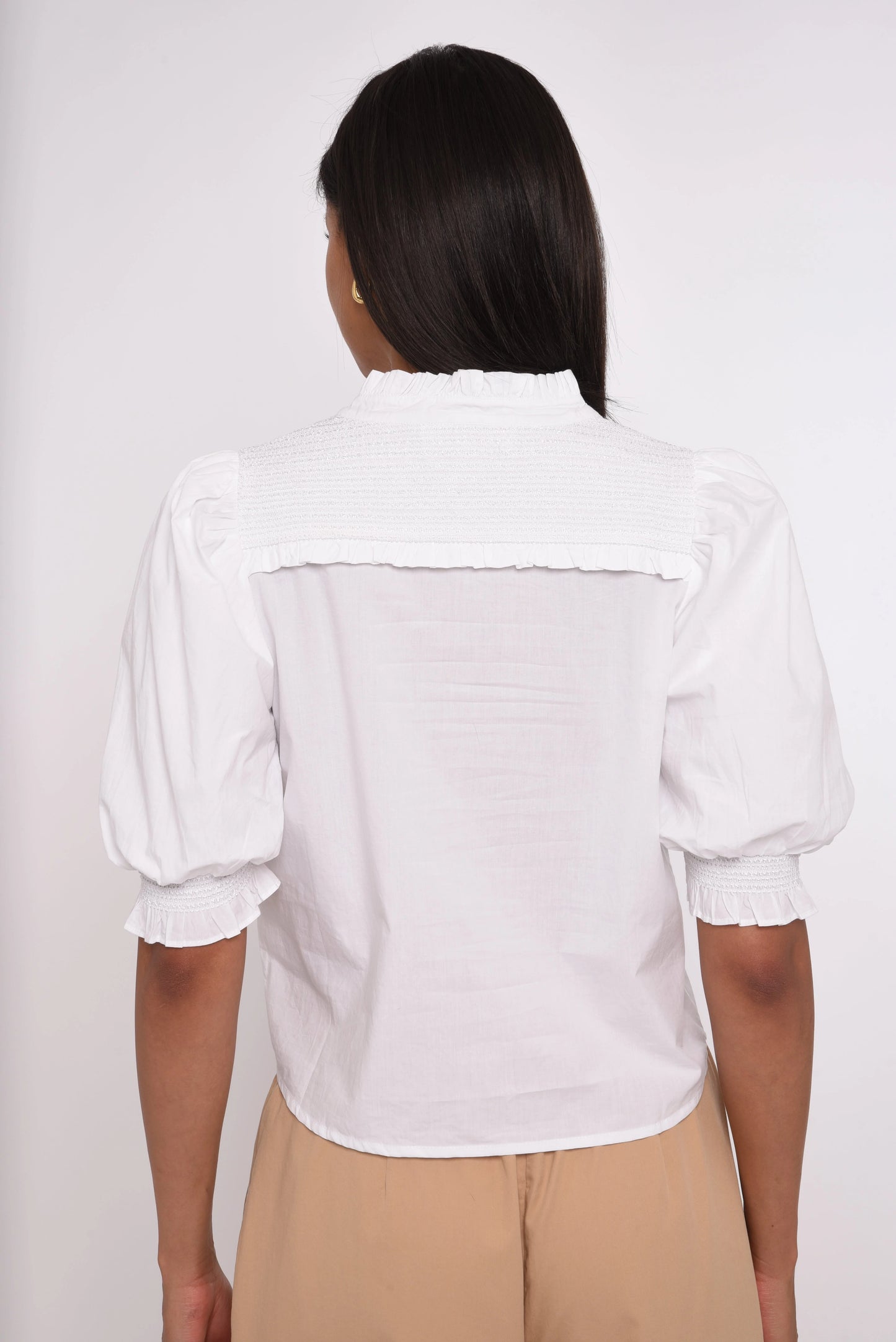 Zina Top White