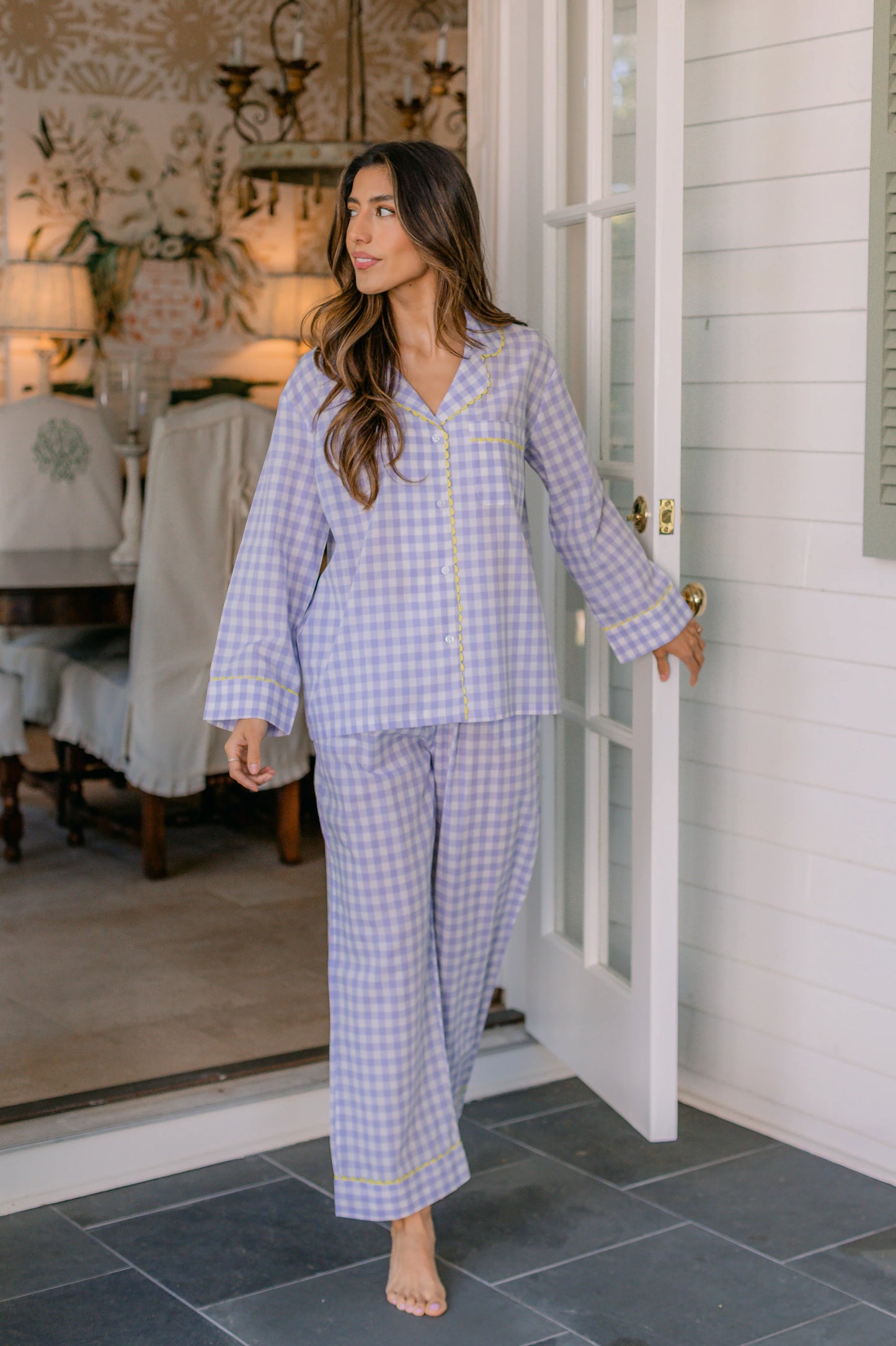 Classic Gingham with Rik Rak Trim