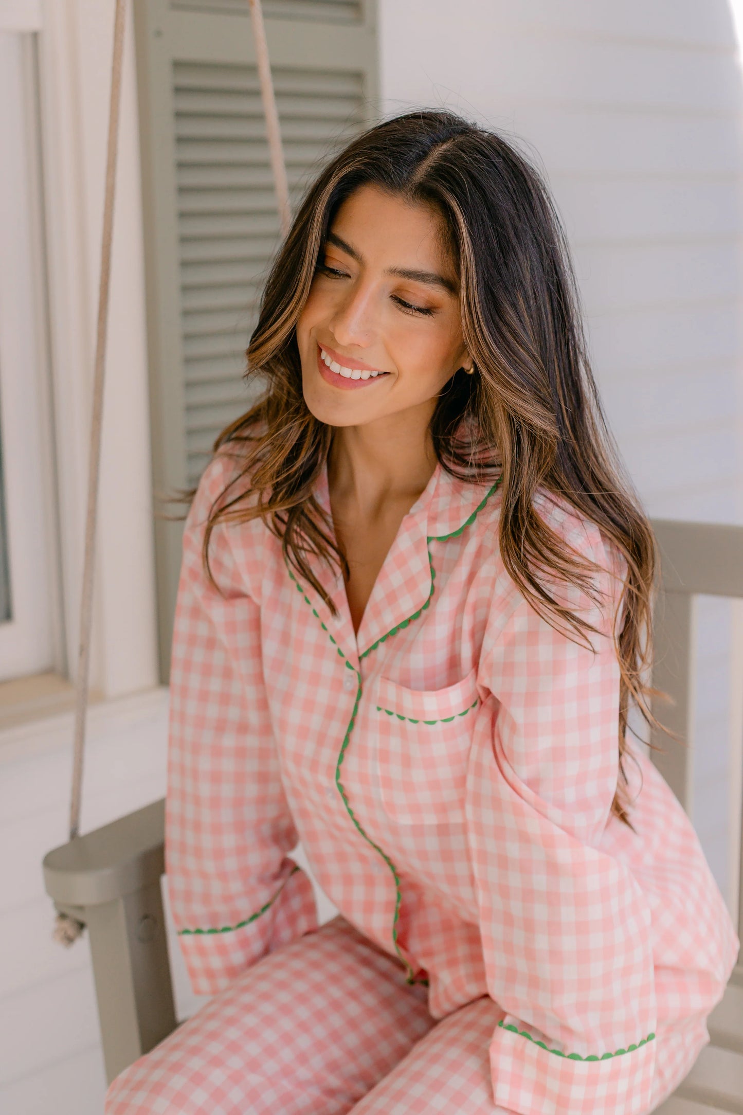 Classic Gingham with Rik Rak Trim
